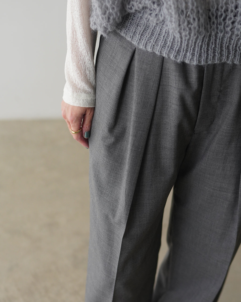 ウールパンツ 26AW-4-J