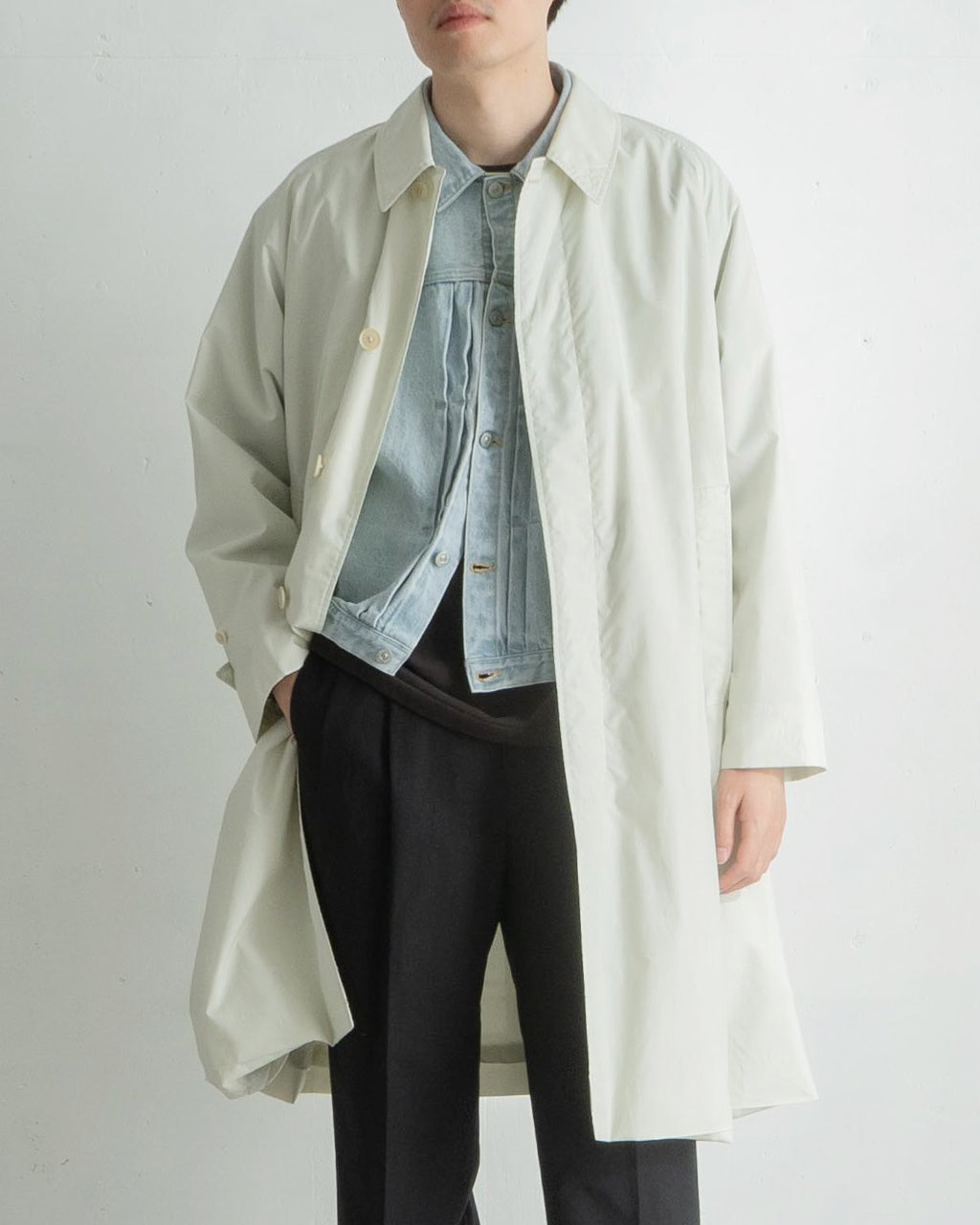 【アウトレット!20%OFF】KAPTAIN SUNSHINE キャプテンサンシャイン ウォーカーコート Walker Coat ステンカラーコート Aライン KS25SCO03【送料無料】