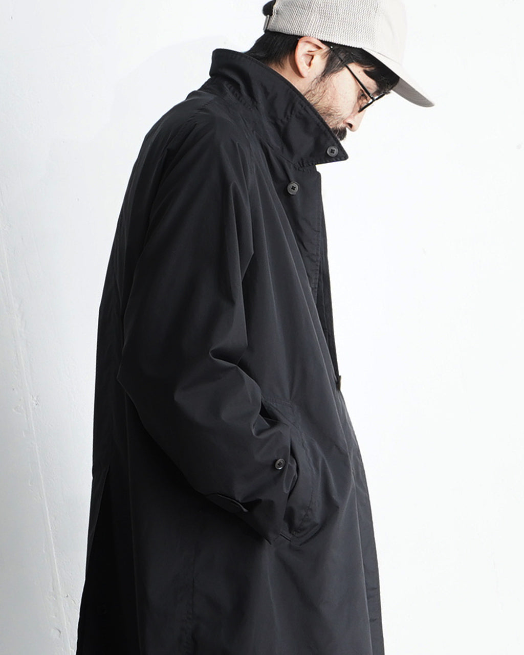 KAPTAIN SUNSHINE 캡틴 선샤인 워커 코트 Walker Coat 스텐 칼라 코트 A라인 KS25SCO03【무료우송】