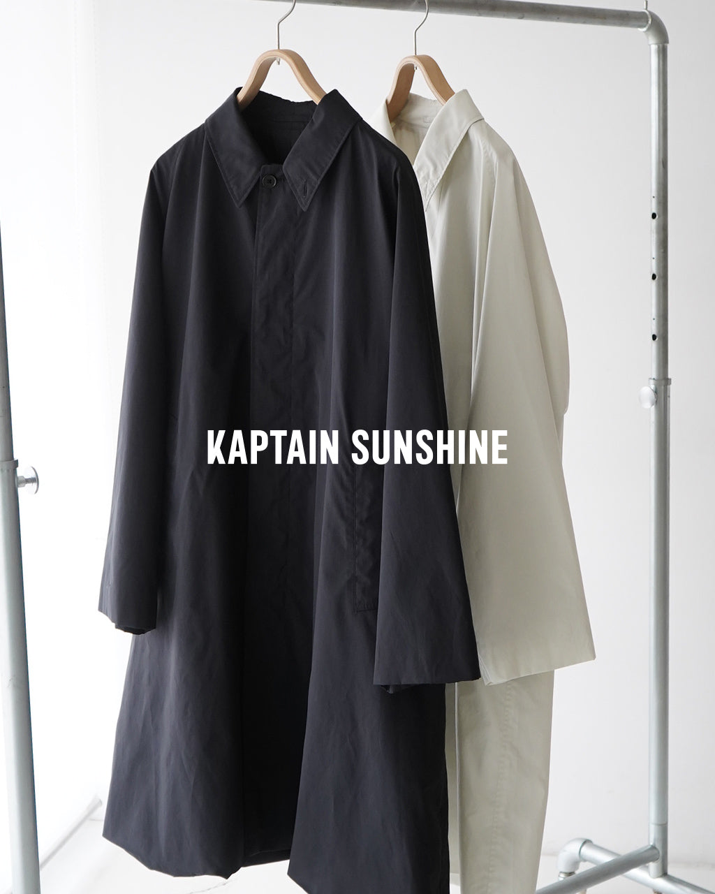 【アウトレット!20%OFF】KAPTAIN SUNSHINE キャプテンサンシャイン ウォーカーコート Walker Coat ステンカラーコート Aライン KS25SCO03【送料無料】
