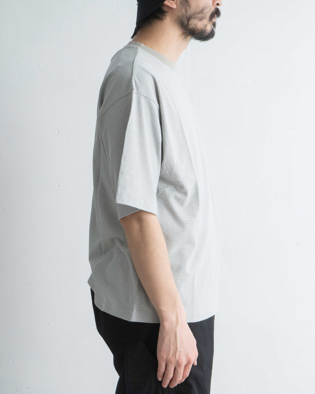 【SALE!20%OFF】ハードツイスト ストライプ ジャージー ショートスリーブ Tシャツ Hard Twisted Stripe Jersey S/S Tee 半袖 KS25SCS09