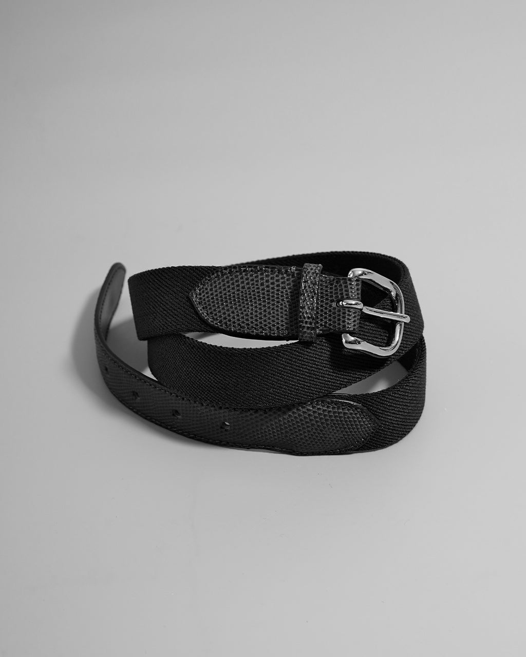 ラバー ベルト Rubber Belt リザード レザー KSBSRB103