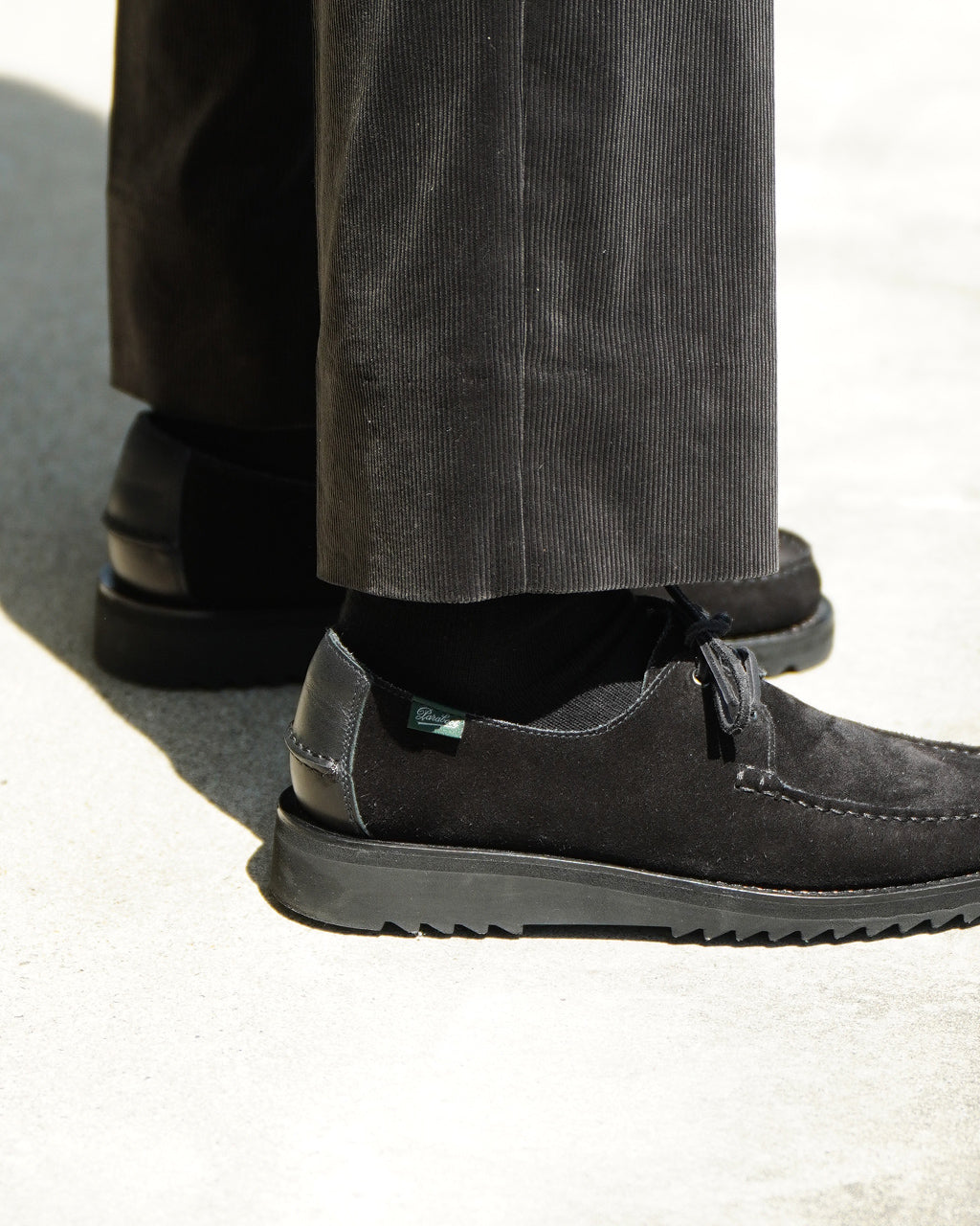 × Paraboot キャプテンサンシャイン × パラブーツドマング スエード Domingue Suede モカシン デッキシューズ KSPB03