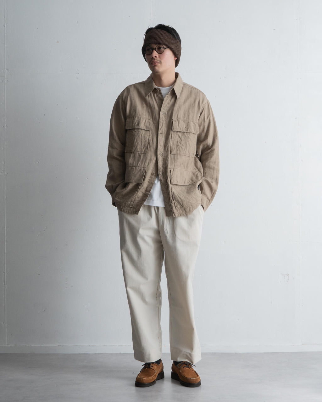 × Paraboot キャプテンサンシャイン × パラブーツドマング スエード Domingue Suede モカシン デッキシューズ KSPB03