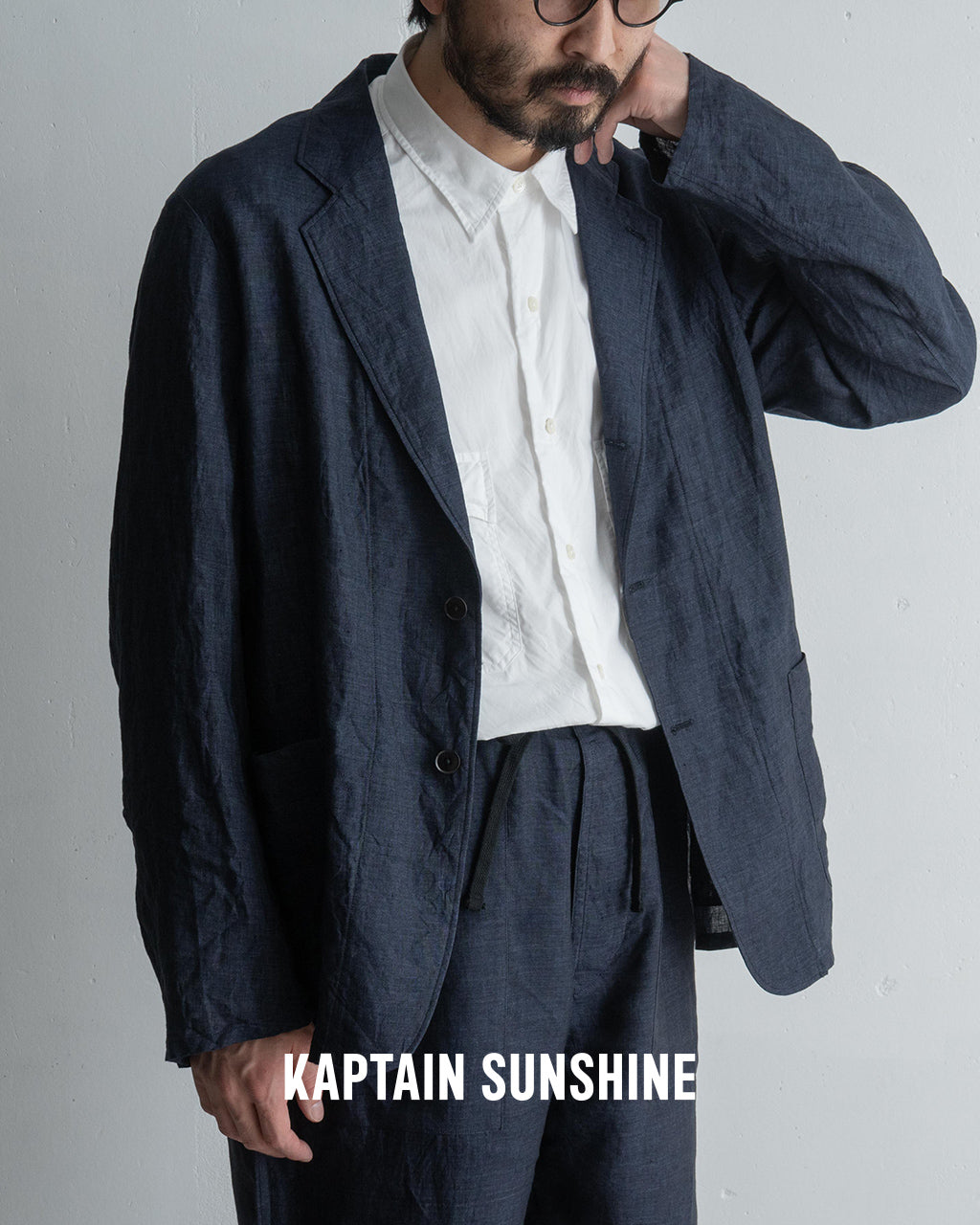 リネン 麻 テイクイージージャケット Take Easy Jacket シングルボタン テーラードジャケット KS25SJK17