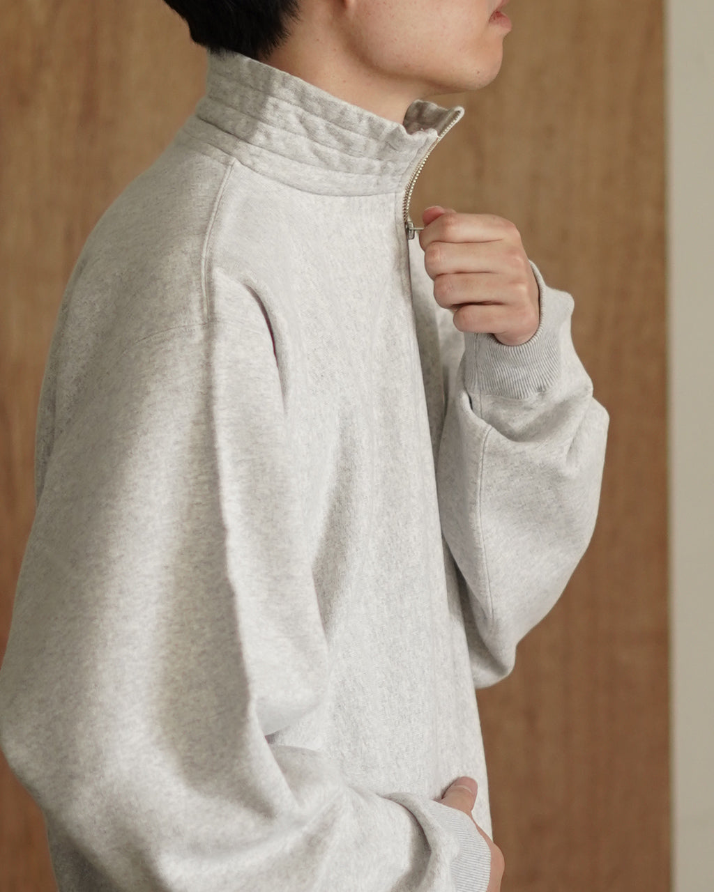 KAPTAIN SUNSHINE Zipper High Neck Pullover KS25FCS03