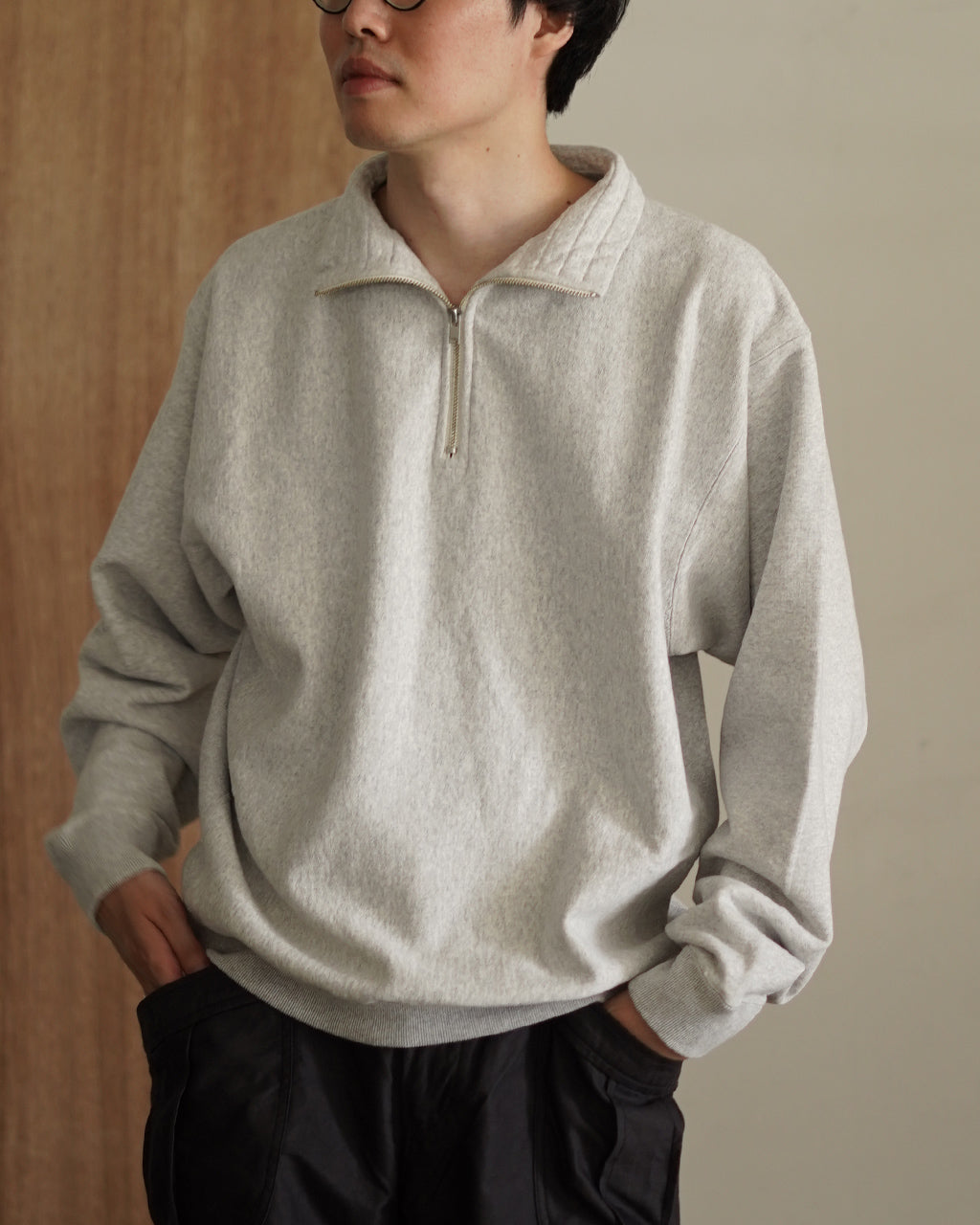 KAPTAIN SUNSHINE Zipper High Neck Pullover KS25FCS03