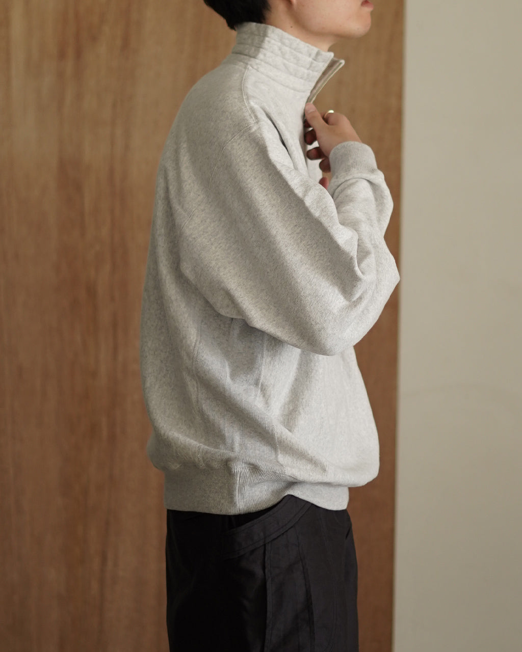 KAPTAIN SUNSHINE Zipper High Neck Pullover KS25FCS03