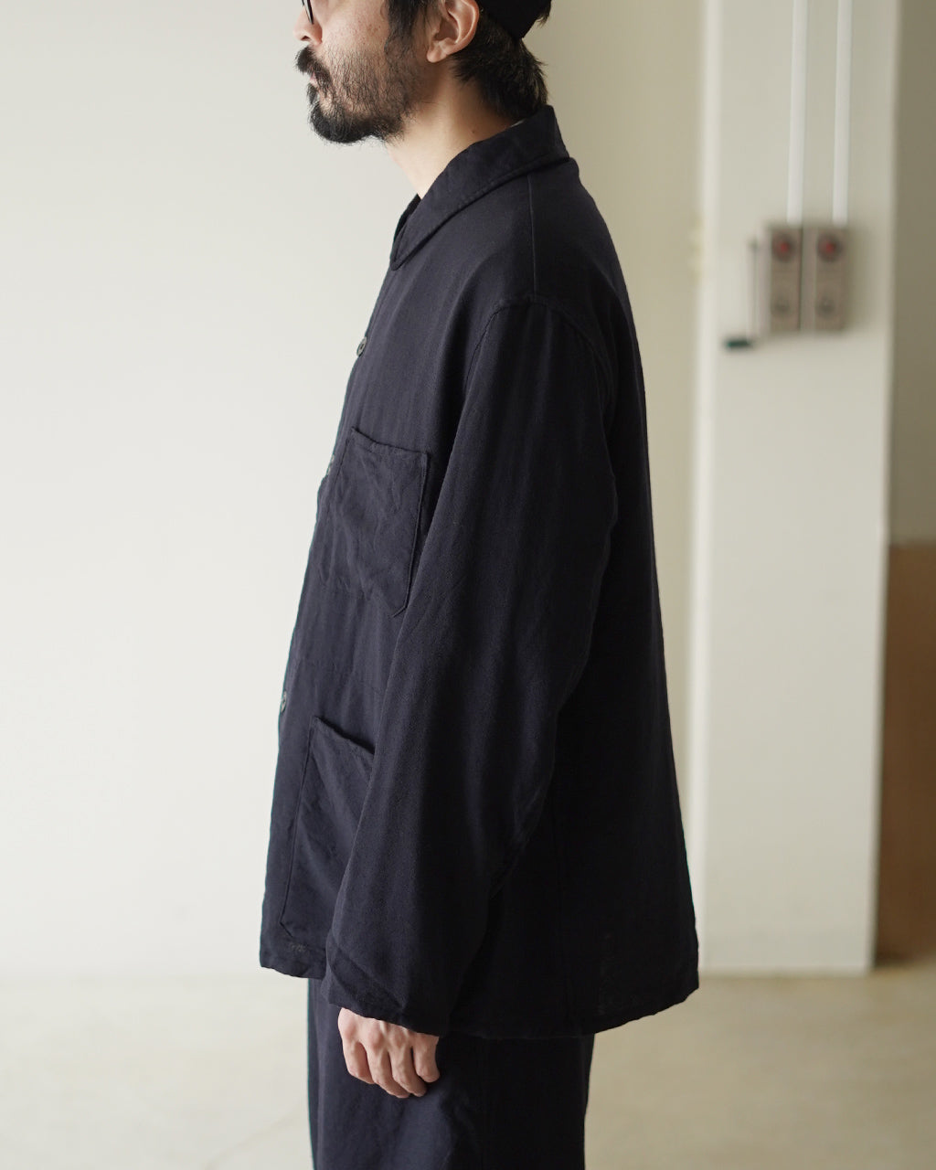 Wool Gauze Work Shirt Jacket KS25FJK12