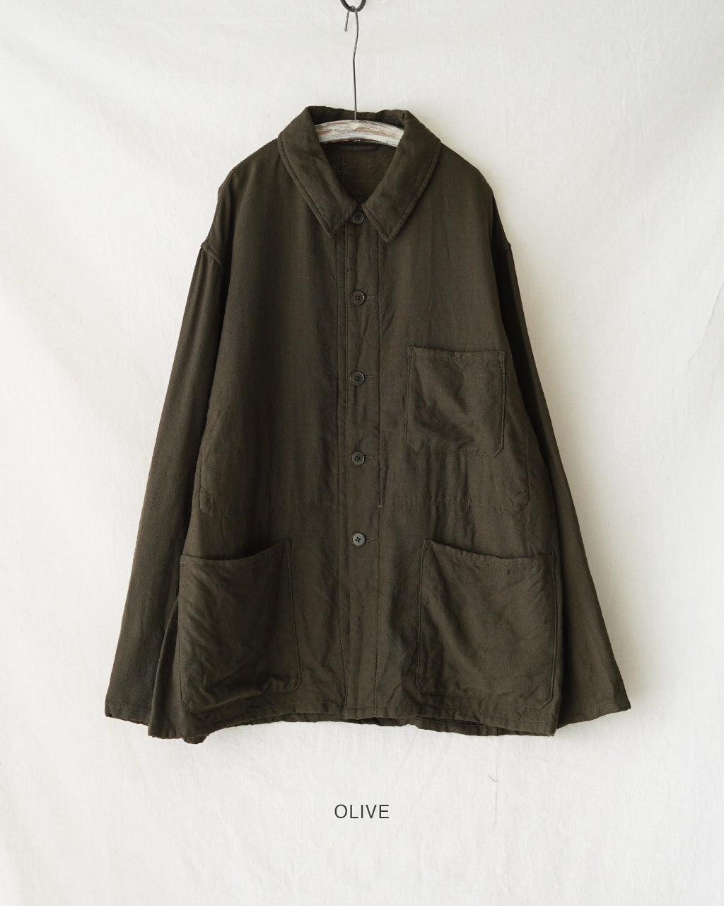 Wool Gauze Work Shirt Jacket KS25FJK12