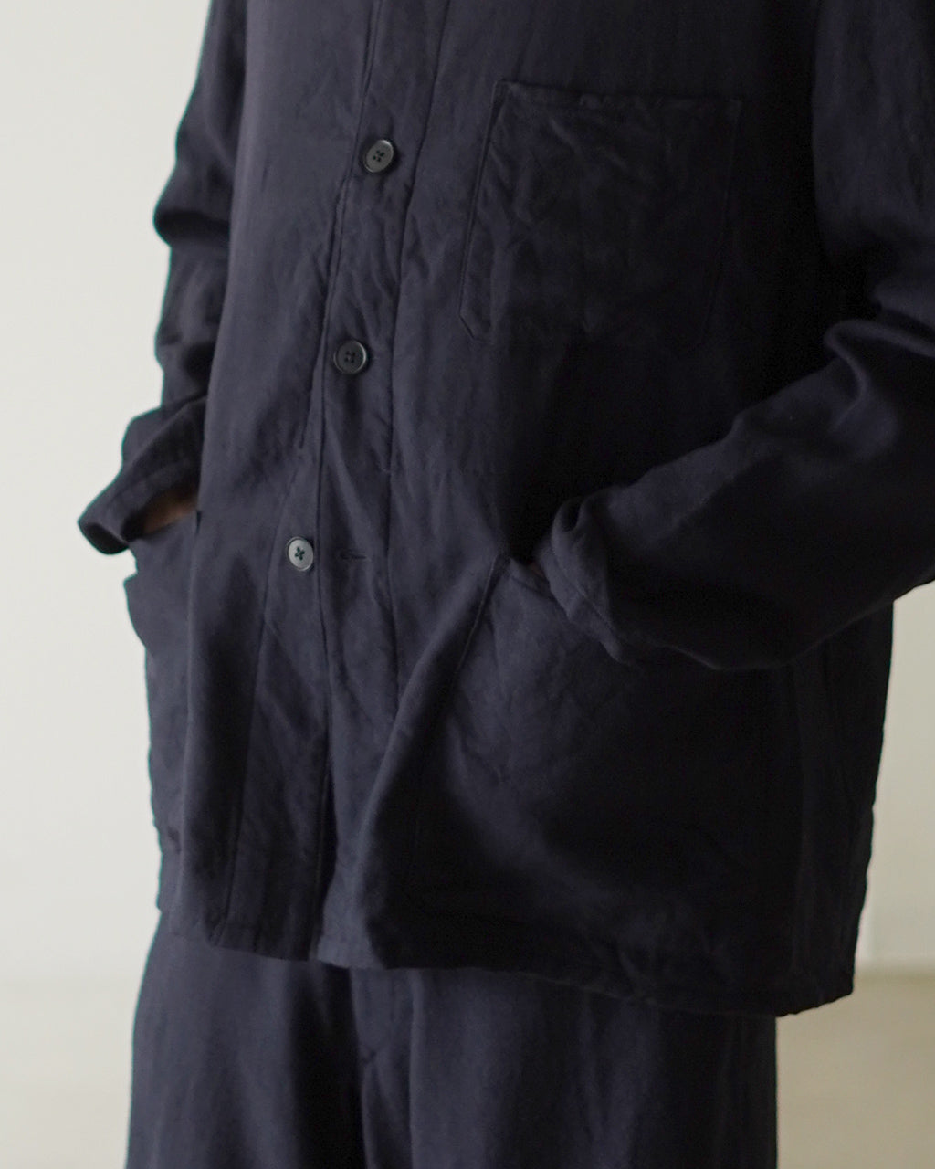 Wool Gauze Work Shirt Jacket KS25FJK12