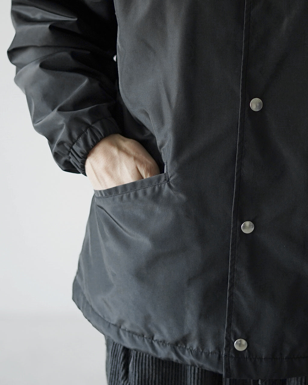Silk Poly Coach Jacket KS25FJK18