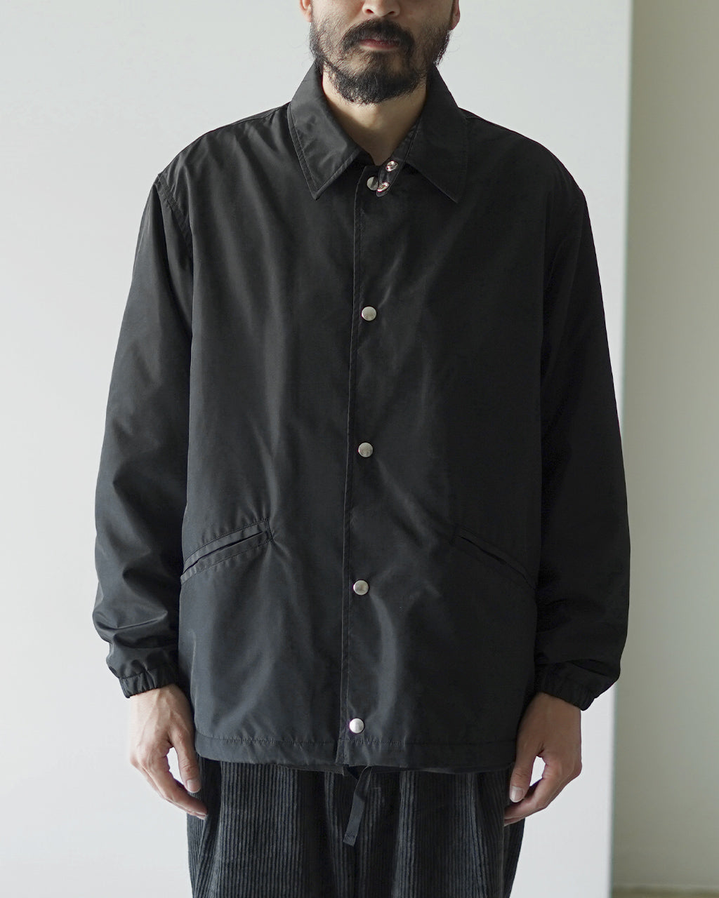 Silk Poly Coach Jacket KS25FJK18