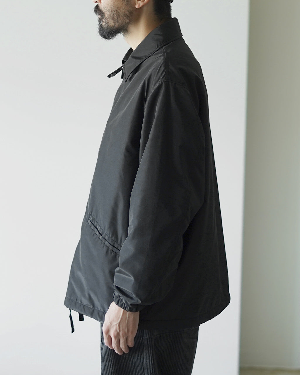 Silk Poly Coach Jacket KS25FJK18