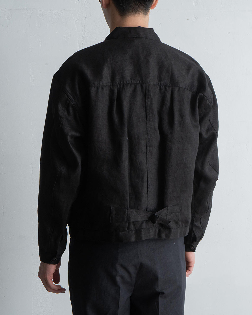 KAPTAIN SUNSHINE 캡틴 선샤인 린넨 트래커 재킷 KS25SJK09 일본제 지장 린넨 새틴 샴브레이 Linen Tracker Jacket KS25SJK09【무료우송】