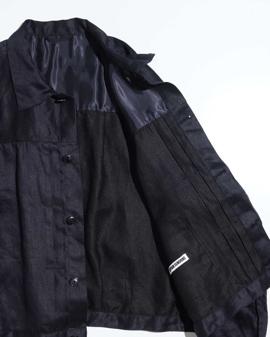 KAPTAIN SUNSHINE 캡틴 선샤인 린넨 트래커 재킷 KS25SJK09 일본제 지장 린넨 새틴 샴브레이 Linen Tracker Jacket KS25SJK09【무료우송】
