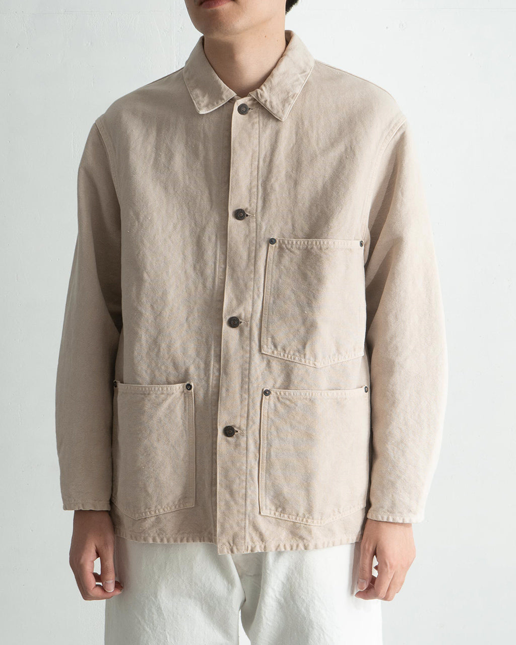 KAPTAIN SUNSHINE 캡틴 선샤인 커버 올 재킷 COVERALL JACKET 라이트 아우터 워크 재킷 KS25SJK11【무료우송】