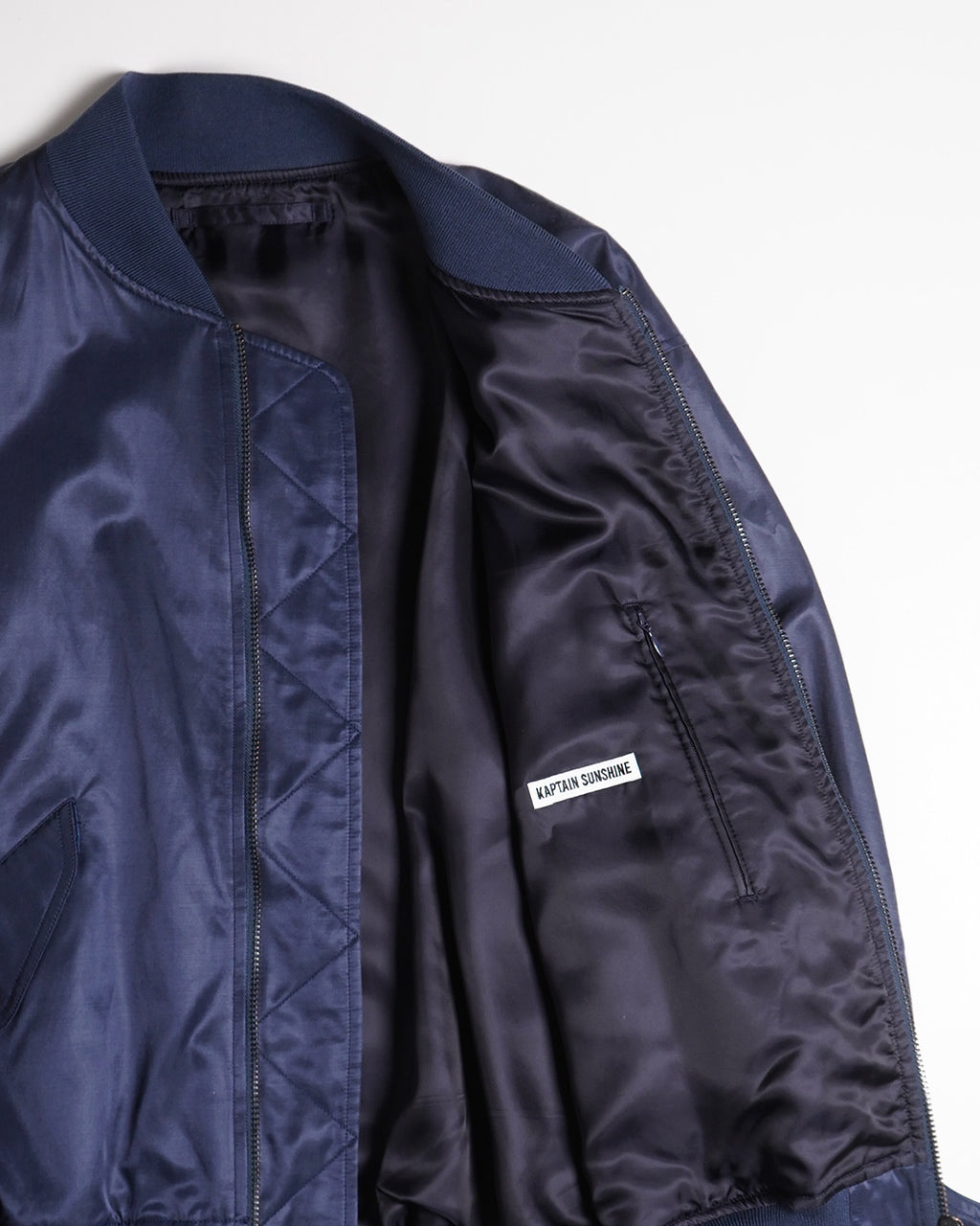 【SALE!20%OFF】フライトジャケット USA Cotton Satin Flight Jacket USAコットン サテン ブルゾン KS25SJK13