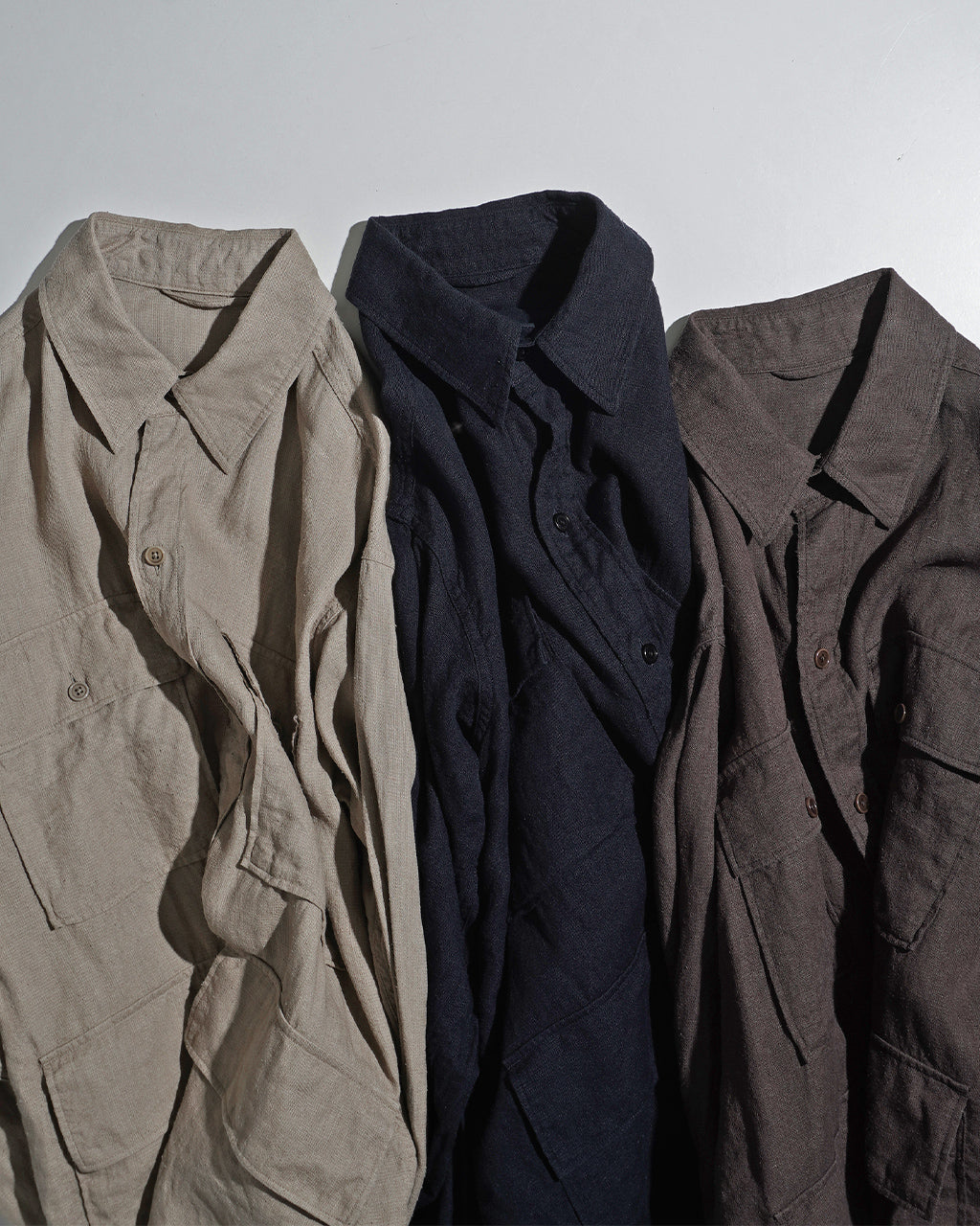 【アウトレット!30%OFF】KAPTAIN SUNSHINE キャプテンサンシャイン サファリシャツジャケット エジプト綿シルク シアサッカー サファリジャケット Safari Shirt Jacket KS25SJK20【送料無料】