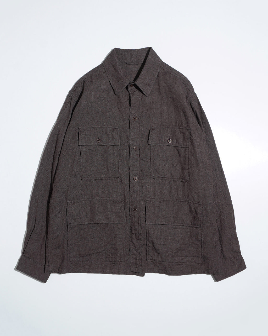 【アウトレット!30%OFF】KAPTAIN SUNSHINE キャプテンサンシャイン サファリシャツジャケット エジプト綿シルク シアサッカー サファリジャケット Safari Shirt Jacket KS25SJK20【送料無料】