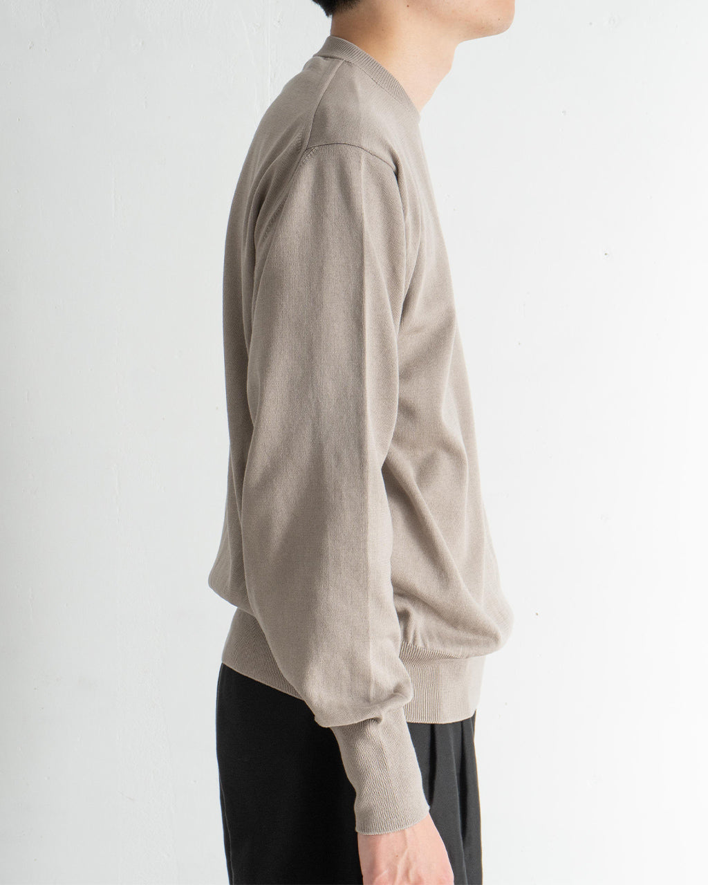【SALE!30%OFF】コットンニット クルーネック プルオーバー セーター COTTON KNIT CREWNECK PULLOVER KS25SKN04