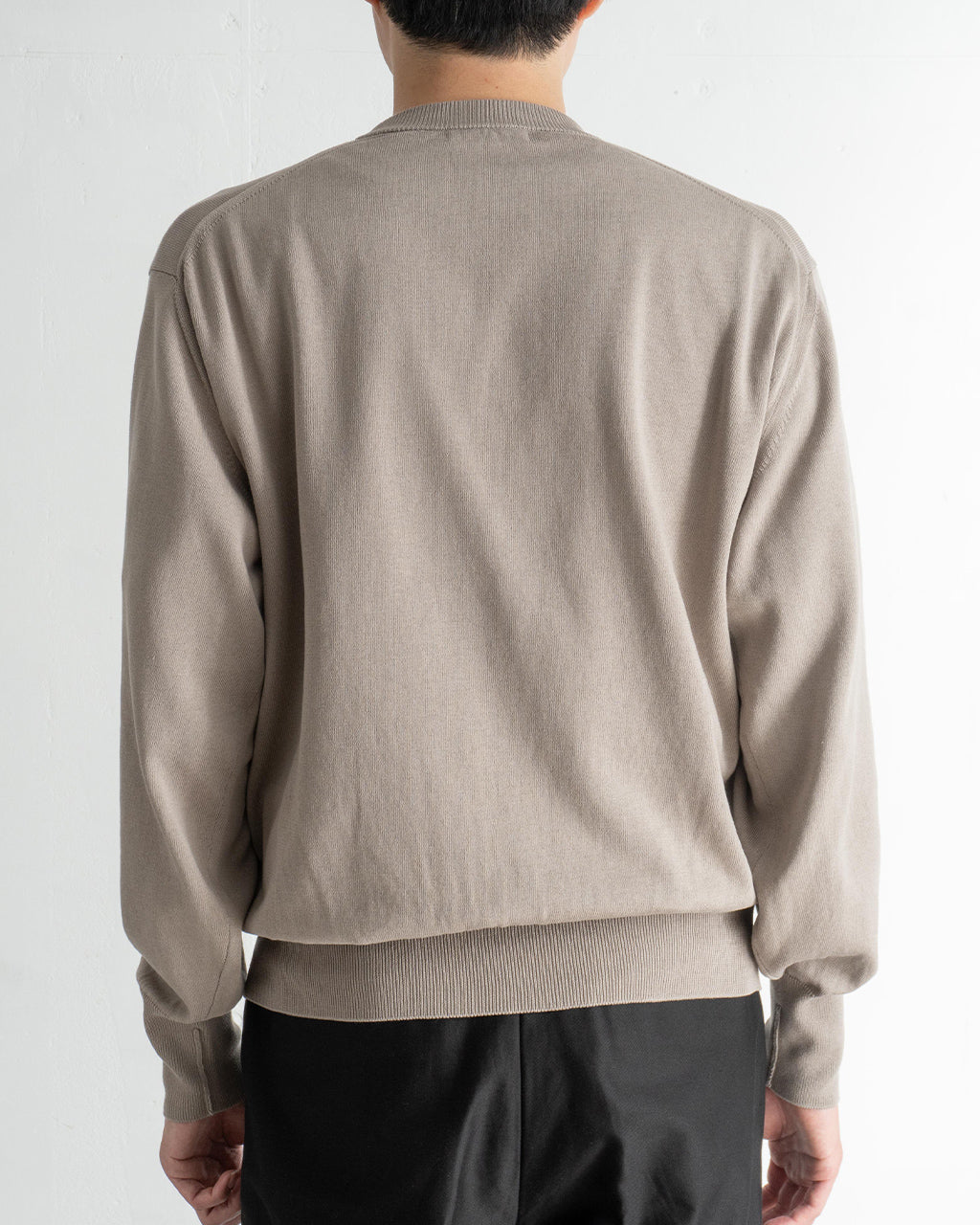 【SALE!30%OFF】コットンニット クルーネック プルオーバー セーター COTTON KNIT CREWNECK PULLOVER KS25SKN04