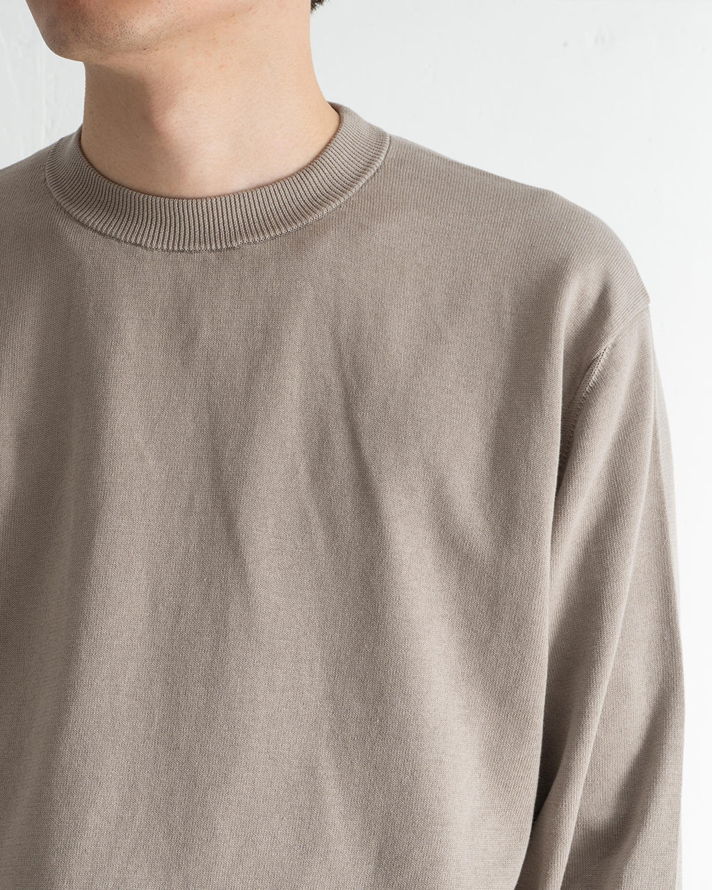 【SALE!30%OFF】コットンニット クルーネック プルオーバー セーター COTTON KNIT CREWNECK PULLOVER KS25SKN04