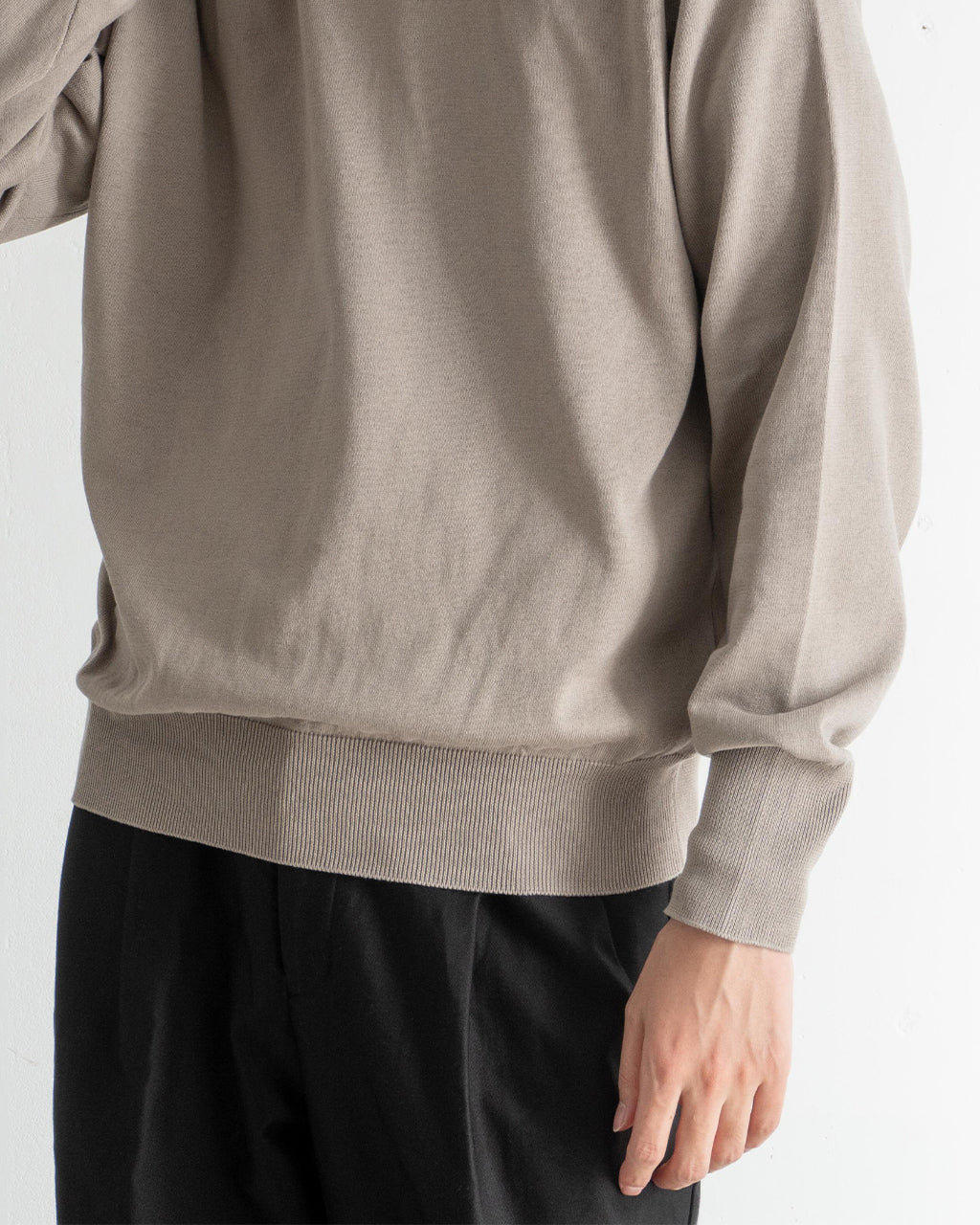 【SALE!30%OFF】コットンニット クルーネック プルオーバー セーター COTTON KNIT CREWNECK PULLOVER KS25SKN04