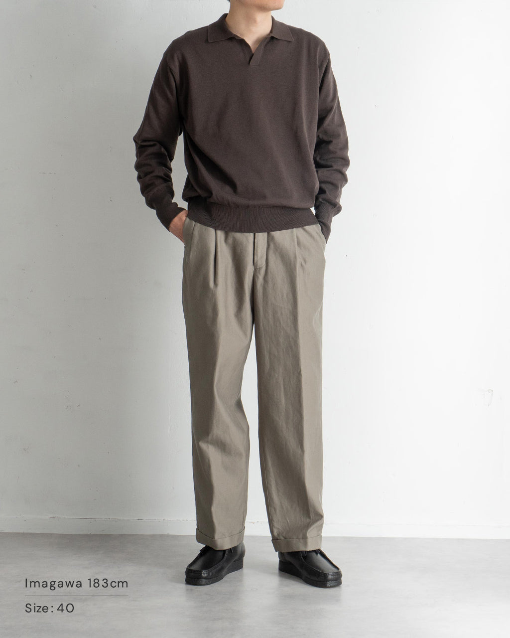 【SALE!30%OFF】コットンニットスキッパー シャツ セーター COTTON KNIT SKIPPER SHIRT KS25SKN05
