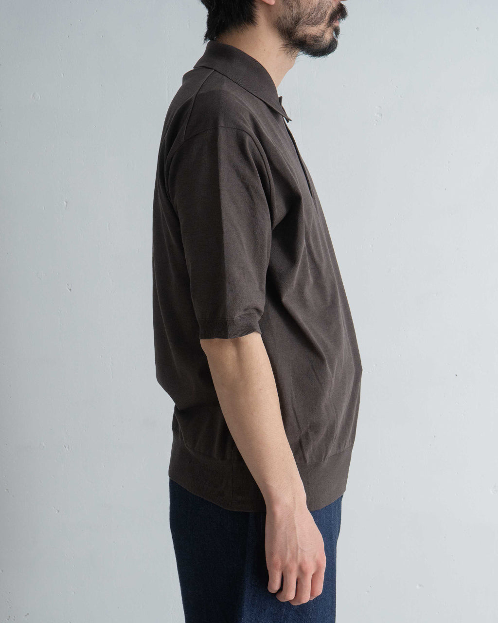 【SALE!20%OFF】コットン ニット ポロシャツ COTTON KNIT POLOSHIRT 半袖 KS25SKN06