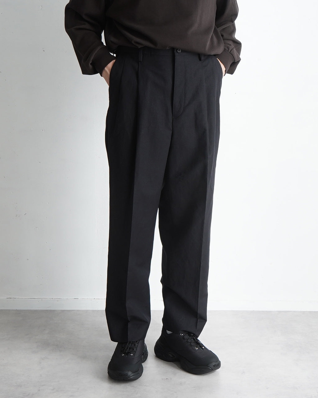 【SALE!20%OFF】シューカット スラックス Shoecut Slacks パンツ トラウザー サマーウール リラックス KS25SPT06