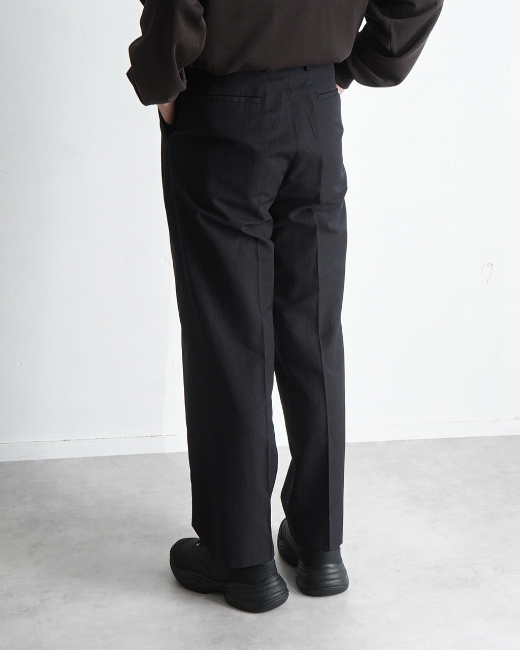 【SALE!20%OFF】シューカット スラックス Shoecut Slacks パンツ トラウザー サマーウール リラックス KS25SPT06