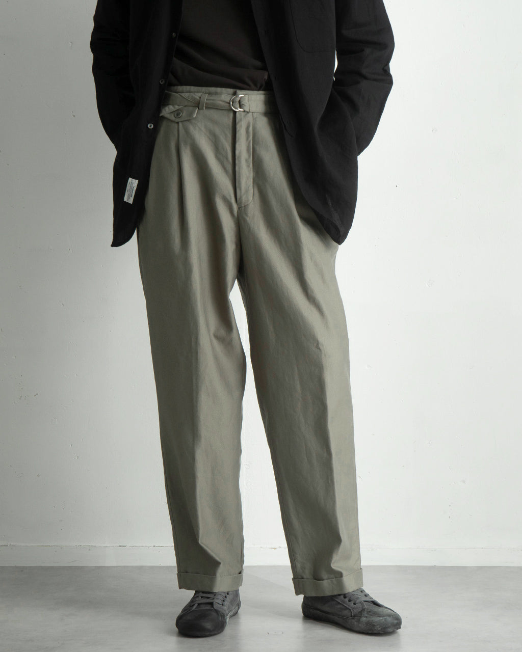 【SALE!20%OFF】ベルト付き トラウザー パンツ リビエラ パンタロン BELTED RIVIERA PANTALON KS25SPT14