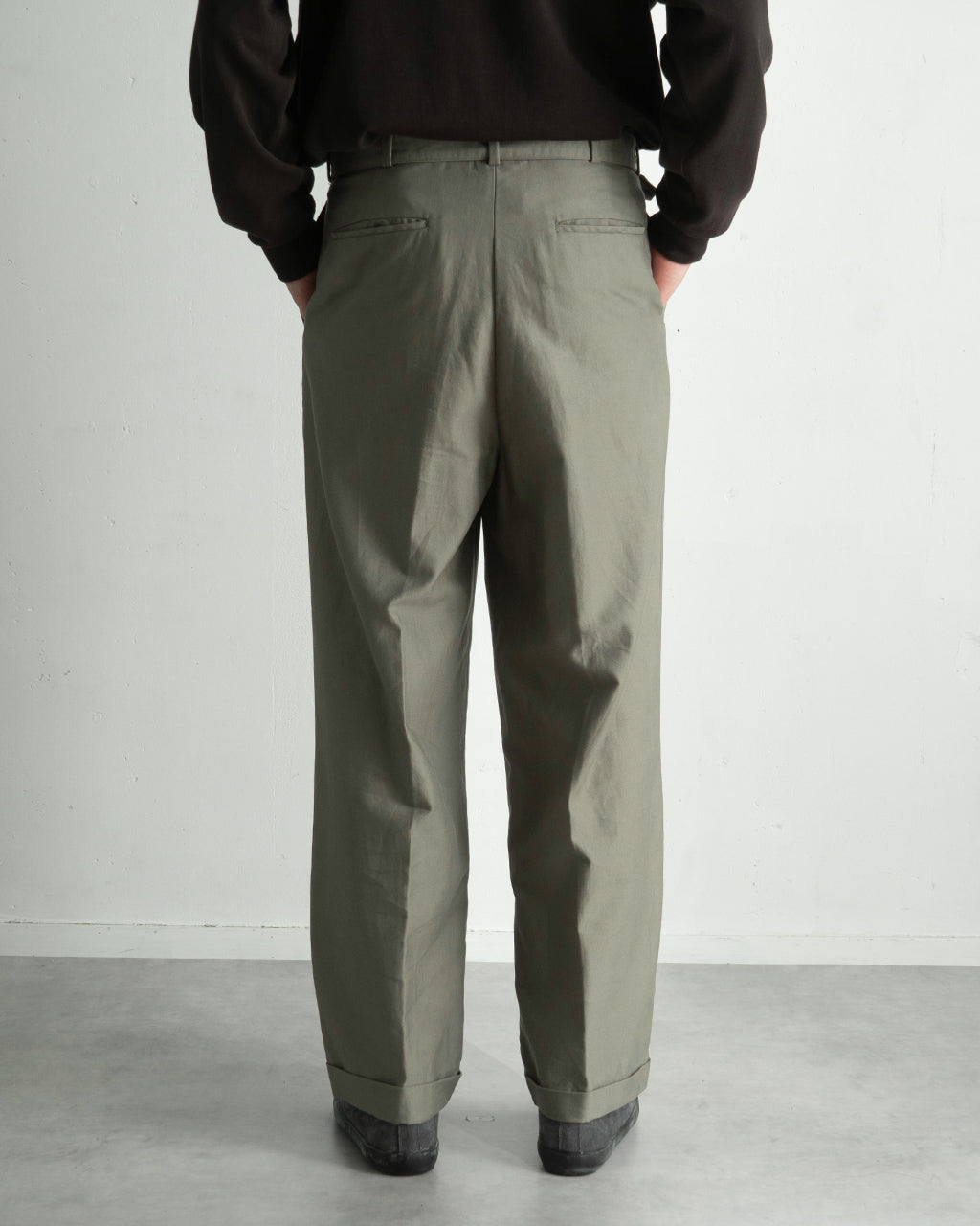 【SALE!20%OFF】ベルト付き トラウザー パンツ リビエラ パンタロン BELTED RIVIERA PANTALON KS25SPT14