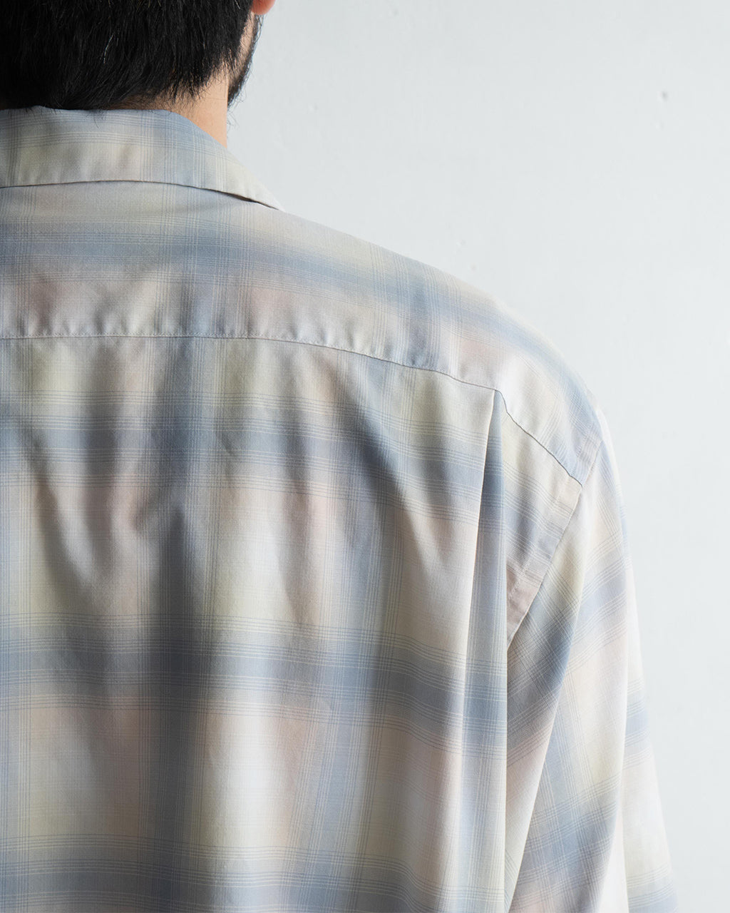 【SALE!20%OFF】オープンカラー 半袖シャツ Open Collared SS Shirt サマーウール Super140's KS25SSH04