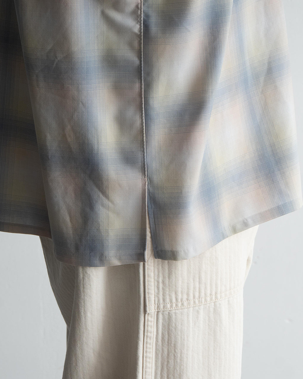 【SALE!20%OFF】オープンカラー 半袖シャツ Open Collared SS Shirt サマーウール Super140's KS25SSH04