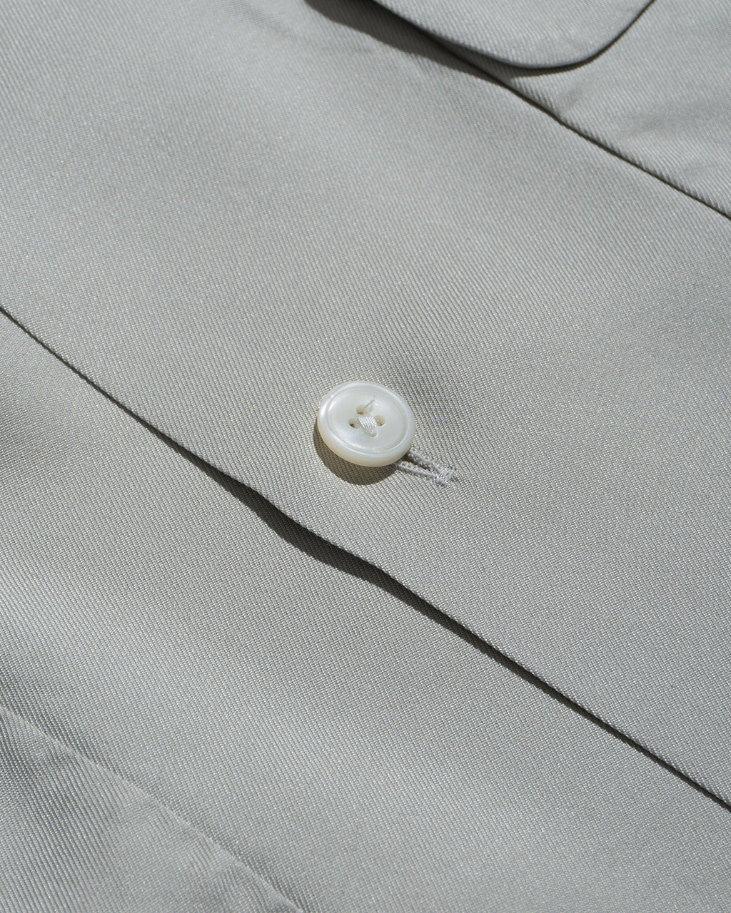 【SALE!20%OFF】オープンカラー 半袖シャツ Open Collared SS Shirt シルク100%ギャバジン スウェード起毛加工 KS25SSH10