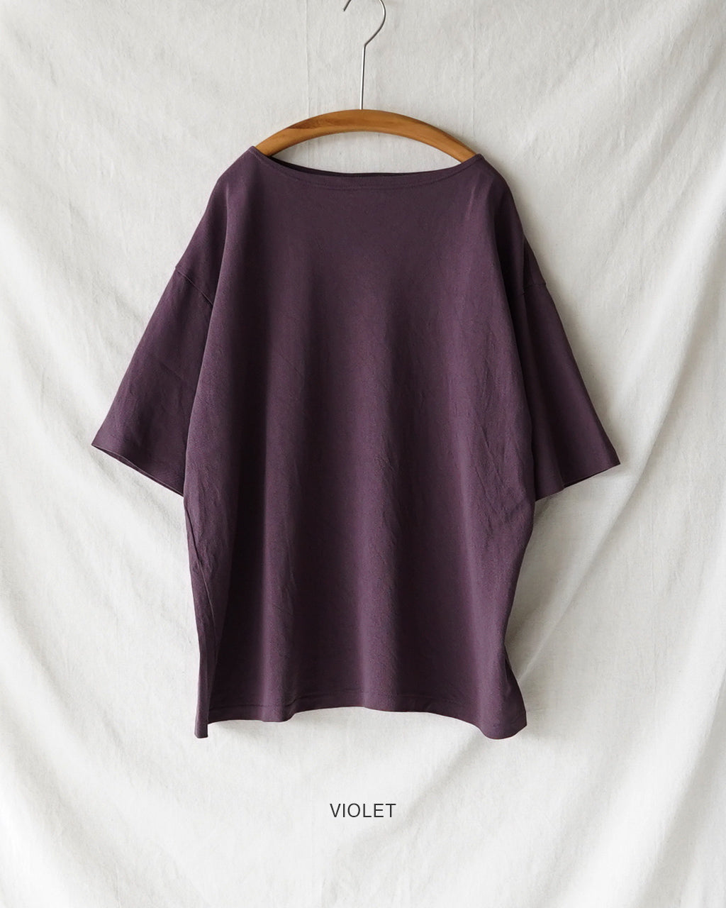 Washi Tenjiku Boatneck Half-sleeve Tee KS26SCS14