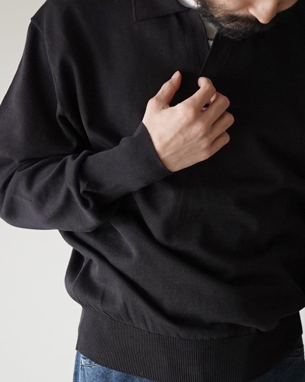 Cotton Knit Skipper Shirt KS26SKN06