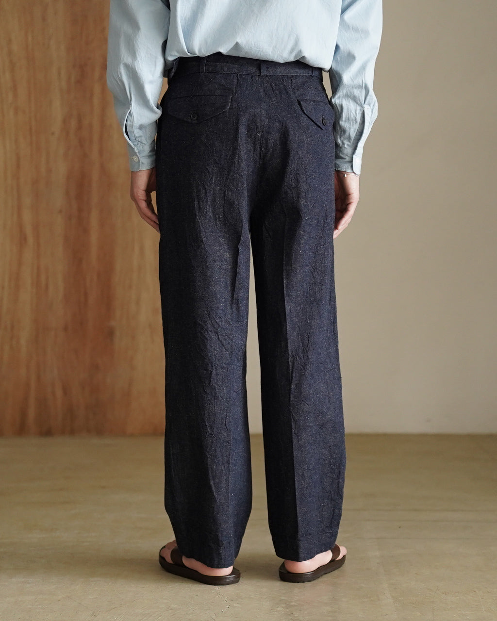 Cotton Linen Denim Riviera Trousers KS26SPT28