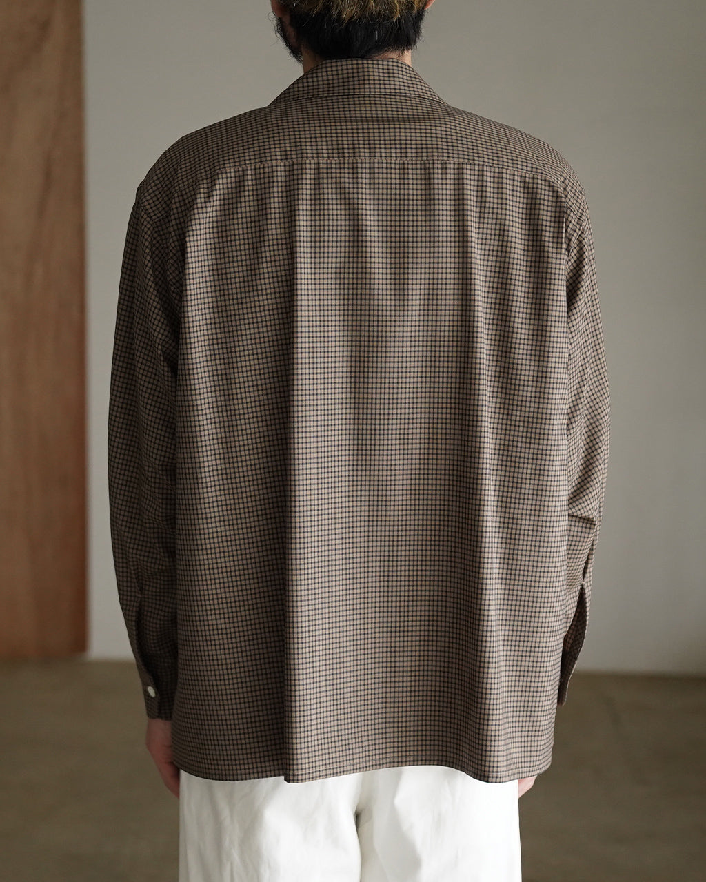 Summer Wool Open Collar Shirt KS26SSH01