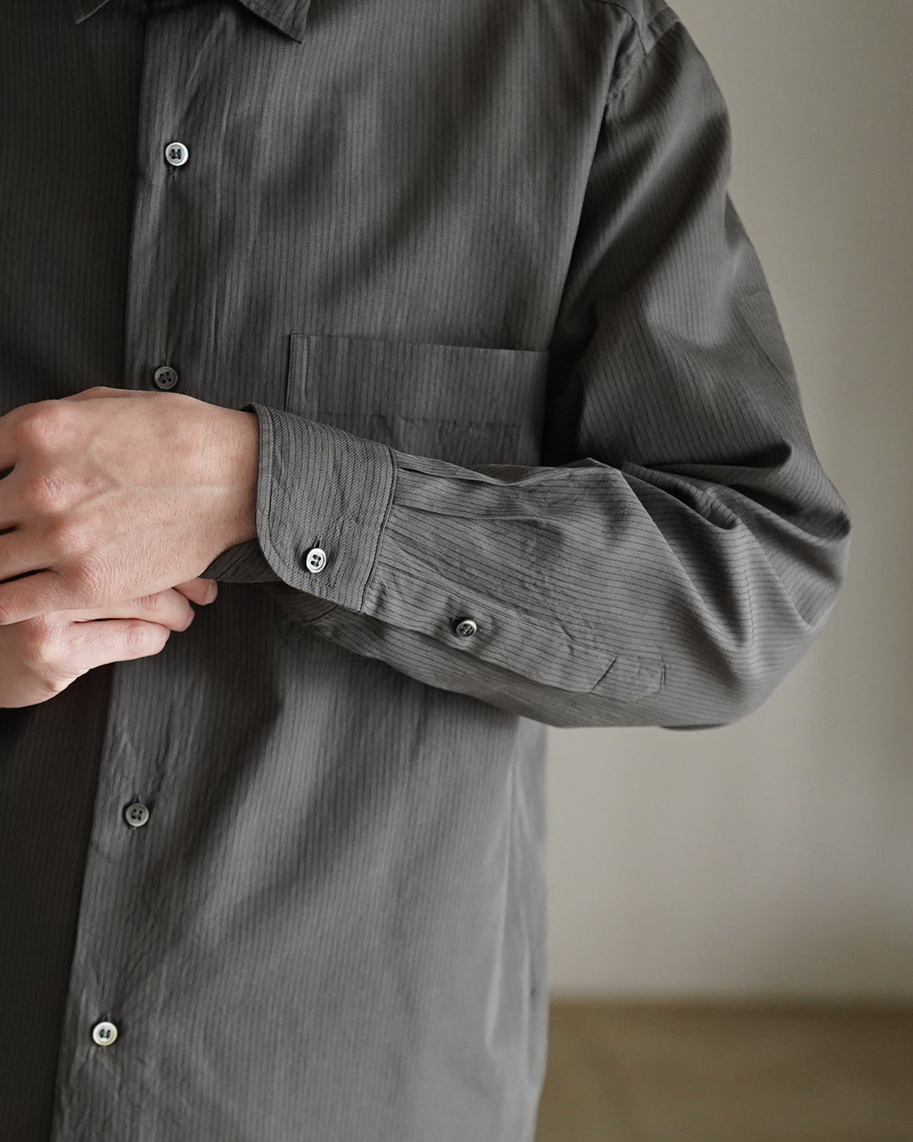 Regular Collar Shirt STRIPE KS26SSH09