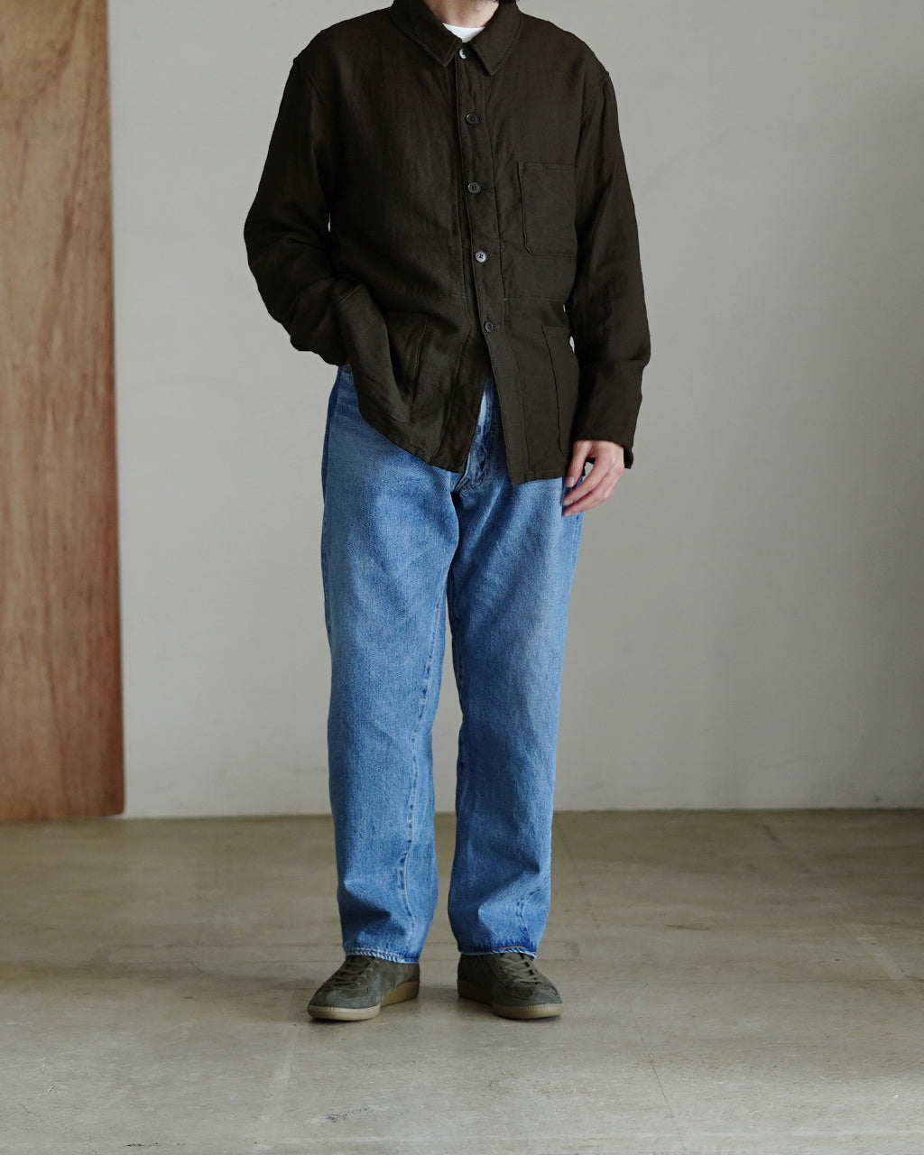 5P Zipper Front Denim Pants 13.5oz KSBS109DZ