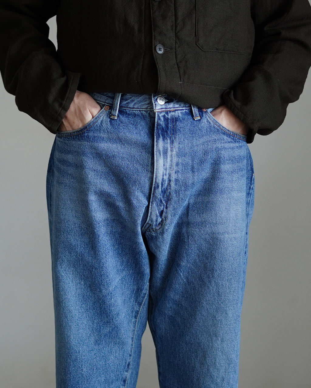 5P Zipper Front Denim Pants 13.5oz KSBS109DZ