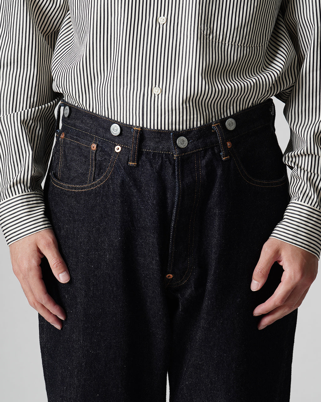 1930 ストレート デニム パンツ 1930 Straight Denim Pants インディゴ ワンウォッシュ KSBS201DZ0609