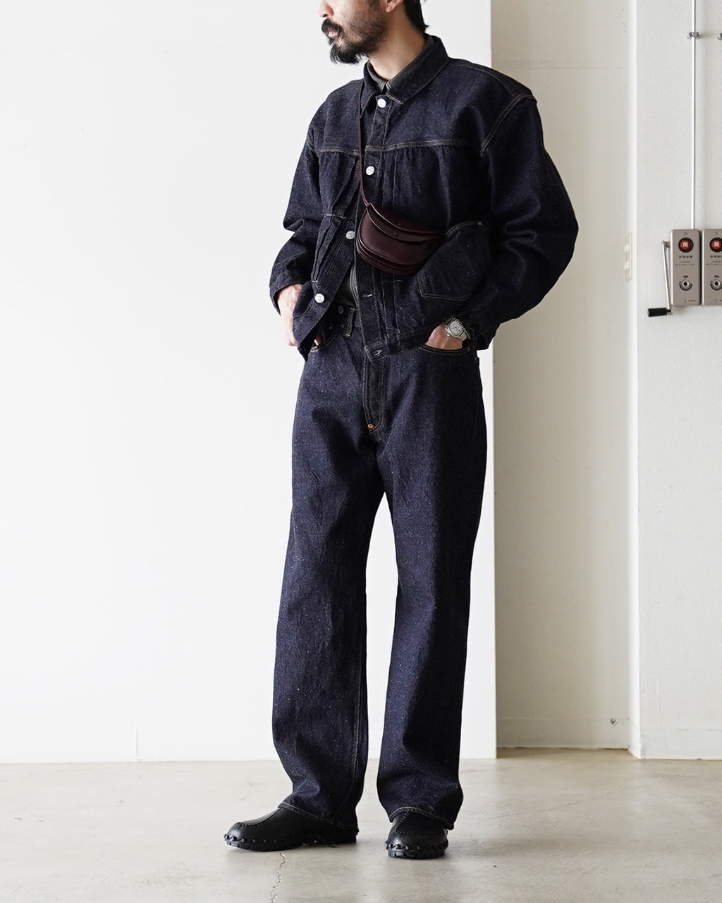 1930 Straight Denim Pants KSBS201DZ