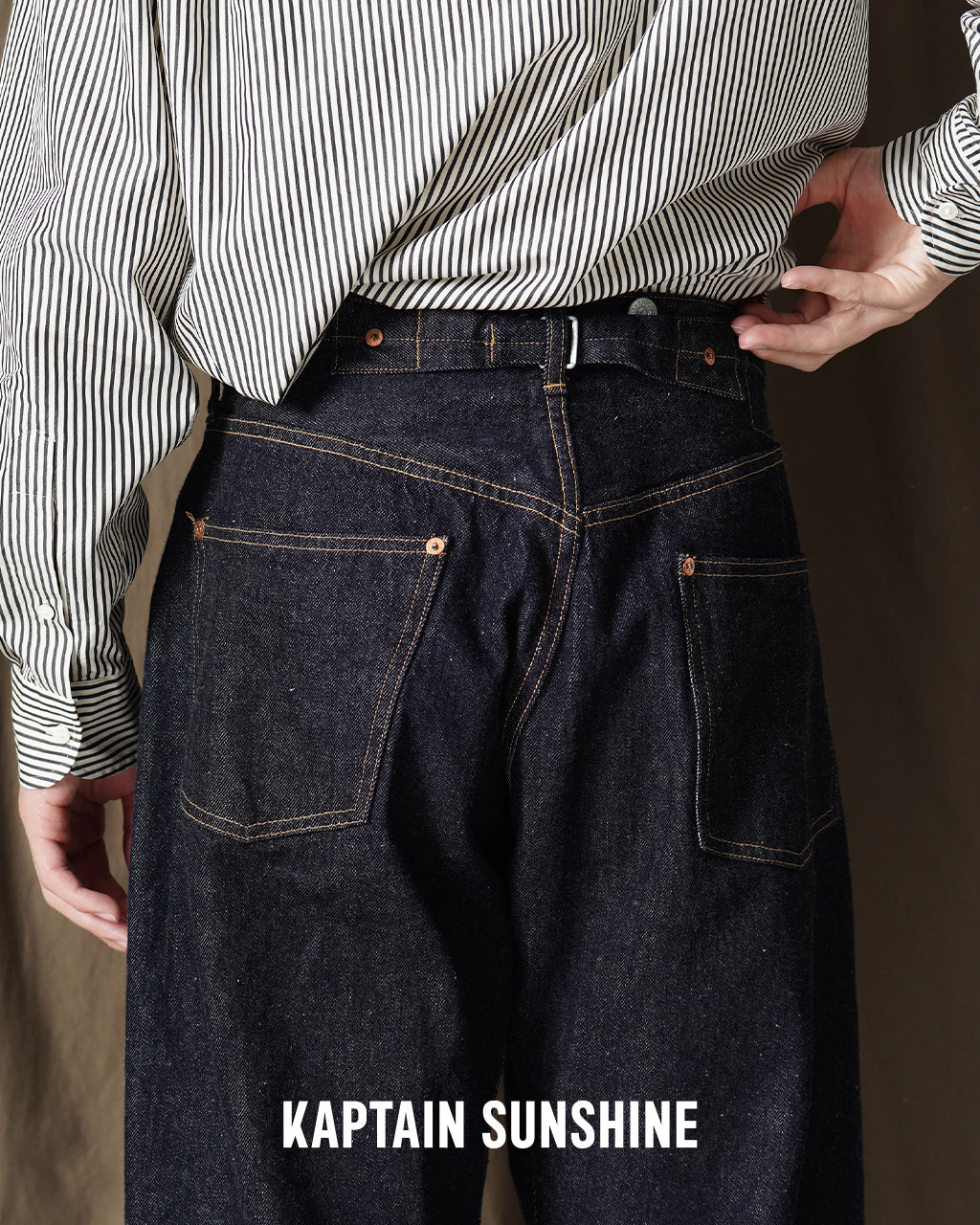 1930 ストレート デニム パンツ 1930 Straight Denim Pants インディゴ ワンウォッシュ KSBS201DZ0609