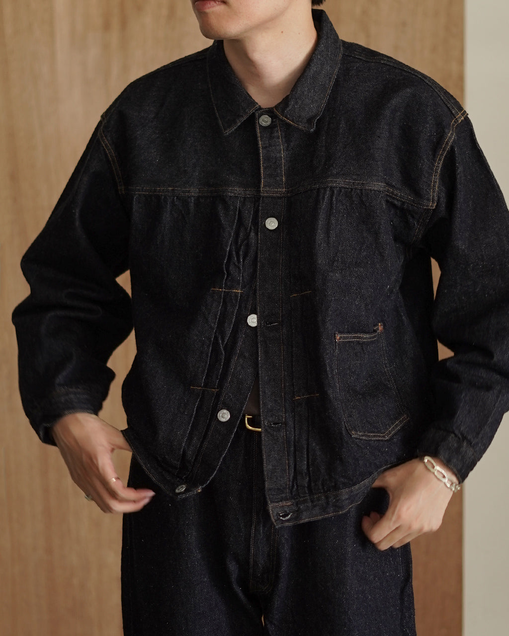 KAPTAIN SUNSHINE Denim Tracker 1P Jacket KS25FJK25