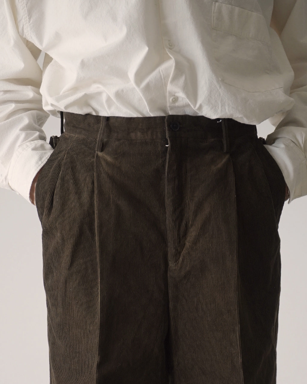 Corduroy Mud-dyed Shoecut Slacks KS26FPT21