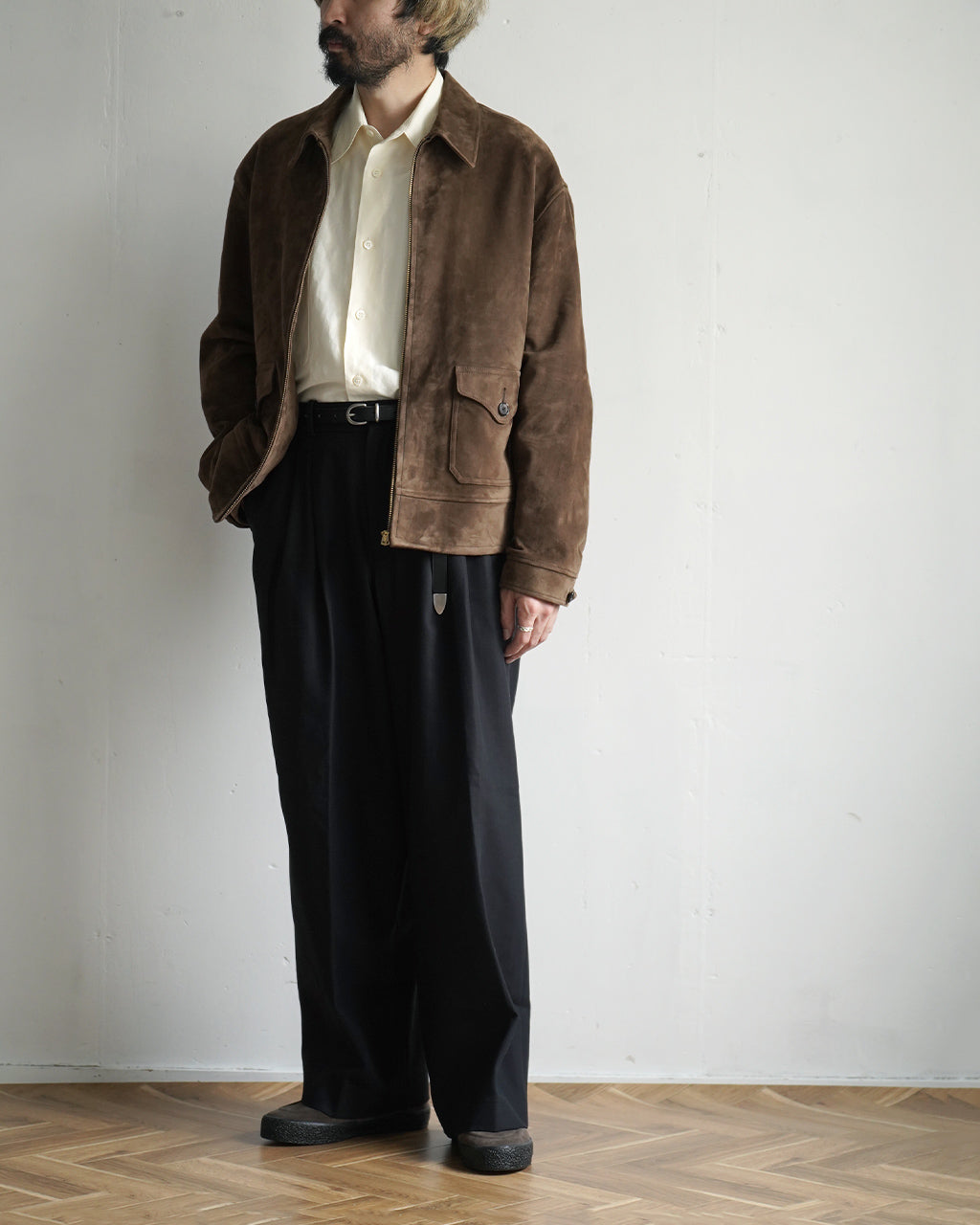 Goat Suede Sports Jacket KS26FJK03